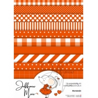 Juffrouw Muis - Paperpad A5 - enkelzijdig - Mandarijn - 10 stuks