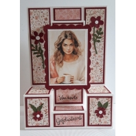 Workshop pakket - Gefeliciteerd  - tiener - Pop up kaart - maart 2025