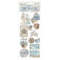 Stamperia - Silent Sea - Rub On - Shells