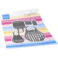 Marianne Design Craftables stencil Bamboo Lanterns & Fairybells Promo