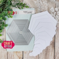 Craft and You Design Hexagon Base set Dies 