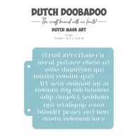 Dutch Doobadoo - Dutch Mask Art - Script