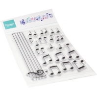 Marianne Design - Clear Stamp Musical notes
