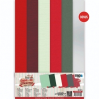 Yvonne Creations - Floral Christmas - Linnenkarton A4