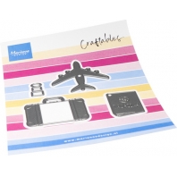 Marianne Design - Craftables stencil Travel essentials