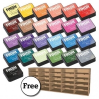 Ink Essentials Kit â€“ Complete 25 Colors + Free Organizer