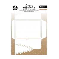 Studio Light Tree Envelope Christmas stencil