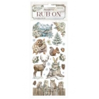 Stamperia The Owl's House Rubb-On Wildlife