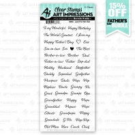 Art Impressions - Just for him Set - 6063