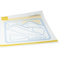 Creatables stencil Mountain scenery