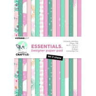 Studio Light Essentials Designer Paper Pad - Let it snow