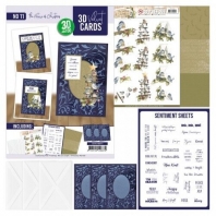 Precious Marieke - 3D Velvet Cards A6 - The Nature of Christmas 