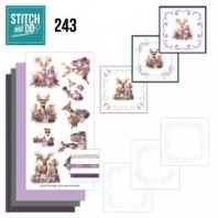 Stitch and Do 243 - Berrieâ€™s Beauties - Pastel Purple Christmas