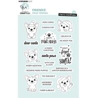 Studio Light - Clearstamp Merry Woofmass Friendz