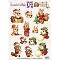 Creative Cut Outs  - Christmas Animals - 01