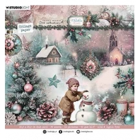 Studio Light - Christmas Blush Collage Paper Pad