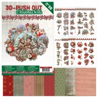 3D Push Out - Christmas Birds nr 56