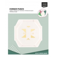 Vaessen Creative - 4 in 1 Hoekpons Klassieke Labels