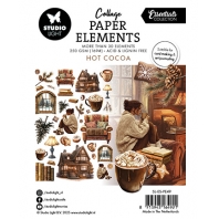 Studio Light Collage Paper Elements - Hot Cocoa