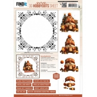 Berries Beauties - 3D Hobbydots Sheet - Gnomie Holliday 2