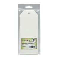 Lavinia - Watercolor Card Tags x 5