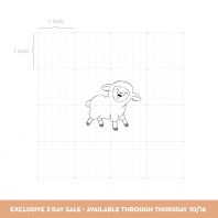 Art Impressions - Lamb EF1025 exclusive