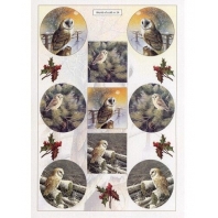 Decoupage vel - World of Craft nr 24 - Silent Night Owls