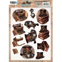 Berries Beauties - Steampunk - 3D Knipvel Objects