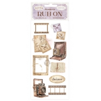 Stamperia - Romantic Collection - Quiet Days Rub On Vintage Photography