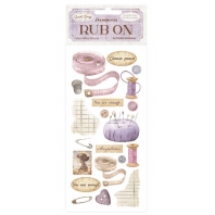 Stamperia - Romantic Collection - Quiet Days Rub On Sewing