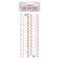 Stamperia - Romantic Collection - Quiet Days Rub On Cozy Borders