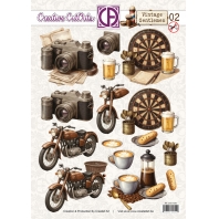 Creatief Art - Creative Cut Outs Vintage Gentlemen 02