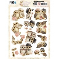 Berries Beauties - Owlways Yours - 3D Push Out Sheet - Devotion