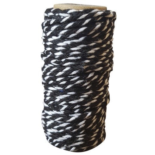 Card Deco Essentials - Bakers Twine black/white