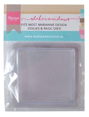 Marianne Design Shaker windows - vierkant 9 cm - 4 mm 10 stuks