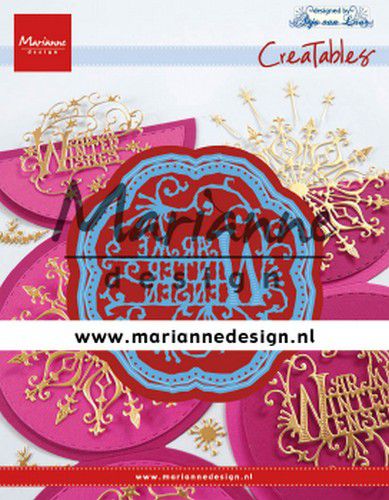 Marianne Design Creatable Anja's Warme Winter Wensen ( NL )