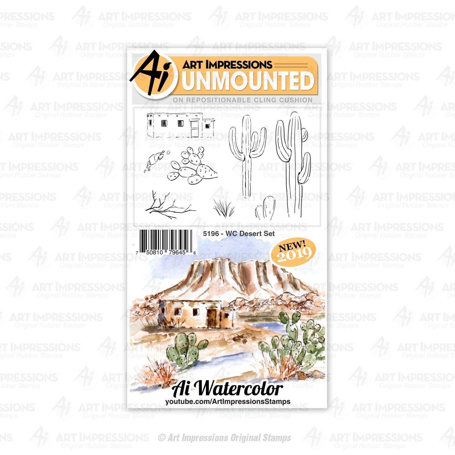 Art Impressions WC Desert Set 5196