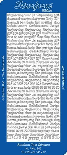 Felicitaties  Goud assorti