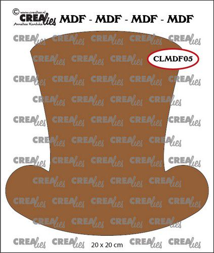 Crealies MDF steampunk hoed heren