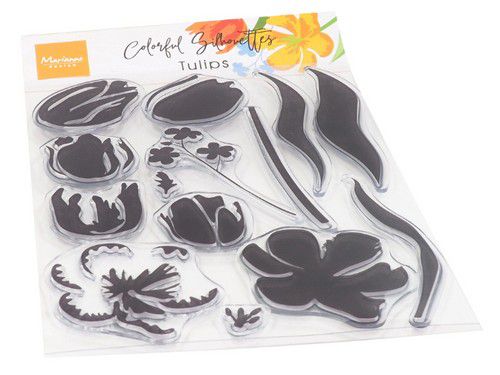 Marianne Design Clear Stamps Colorful Silhouettes Tulpen