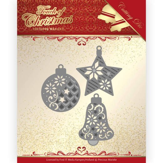 Die - Precious Marieke - Touch of Christmas - Christmas Baubles
