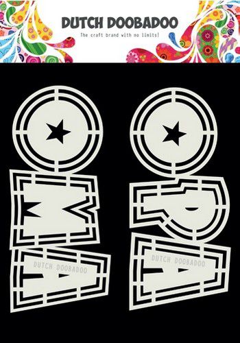 Dutch Doobadoo Card Art Opa en Oma 2 set A5