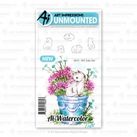 Art Impressions. - WC Cats Set - 4873