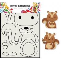 Dutch Doobadoo Card Art Eekhoorn A5