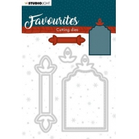 Studio Light Embossing Die Cut Stencil Winter's Favourites nr 335