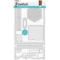 Studio Light Embossing Die Cut Stencil Journal Essentials nr 342
