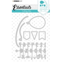 Studio Light Embossing Die Cut Stencil Nummers Essentials nr 358
