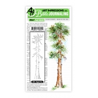 Art Impressions Bibble Journaling Rugged Tree 5388