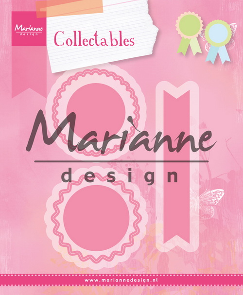 Collectables - Marianne Design - Rosettes en Labels 