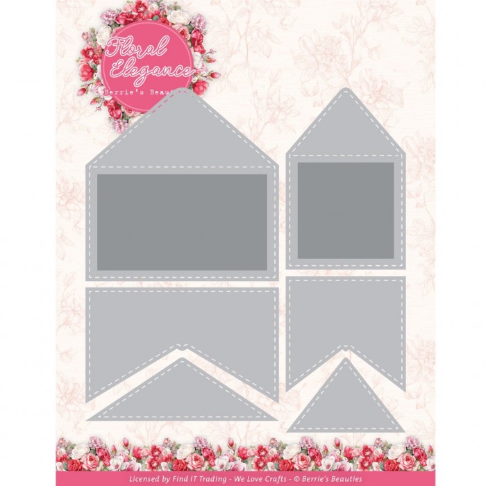 Berries Beauties - Floral Elegance - Cutting Dies Floral Envelopes